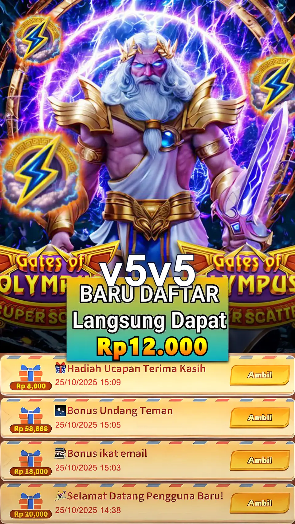 v5v5 Masuk